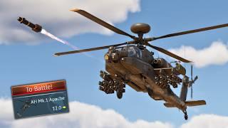 Apache AH-64D "Longbow" Attack Helicopter Sim battle (War Thunder)