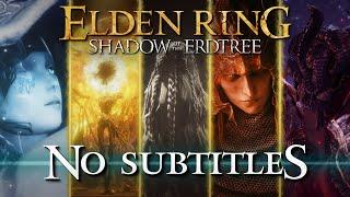 ELDEN RING + Shadow of the Erdtree DLC - All Cinematics & Cutscenes (NO SUBTITLES) [Same Armor]