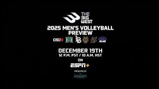 2025 Big West Men's Volleyball Preview Presented by the Hawaiian Islands