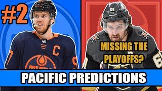 NHL Pacific Division PREDICTIONS for 2023