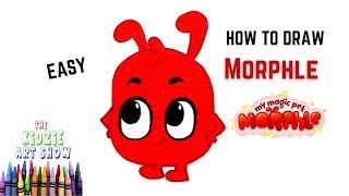 How to draw Morphle step by step easy. Draw Morphle from My magic pet Morphle show easy for kids.