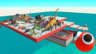 Jump Over Lookie Trap Hole - Animal Revolt Battle Simulator