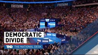 Democrats are divided. America's News Now takes us inside and outside the DNC.