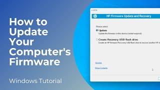 How to Update Your Computer's Firmware in Windows 11/10