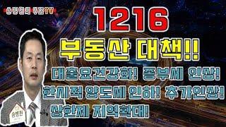 [송병현의 부자TV] 1216 부동산대책!