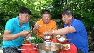 풋고추 따서 밥에 물 말아 먹던 추억의 시골밥상(Green pepper and country food)