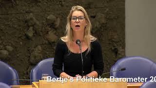 De knapste Minister van NL, Femke Wiersma moet aan de slag tijdens het vragenuurtje, over glyfosaat