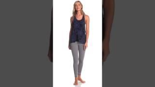 Pink Lotus Movement Warrior One Yoga Tank Top | SwimOutlet.com