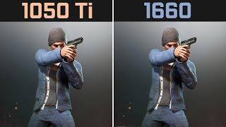 PUBG GTX 1050 Ti vs GTX 1660 (i5 7400)