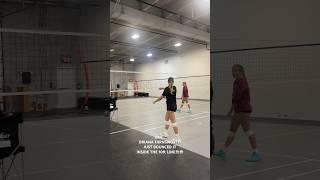 10ft line hit | short #volleyball