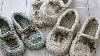 Fireside Slippers Crochet Pattern