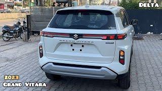 New Maruti Suzuki Grand Vitara 2024  1.5L Delta MT - White Colour | Best Car Under Rs 12.10L 