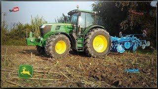 John deere 6195r + lemken rubin 9