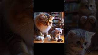 Brave Kittens Catches Its First Mouse #CuteKitten #KittenHunter #AdorablePets