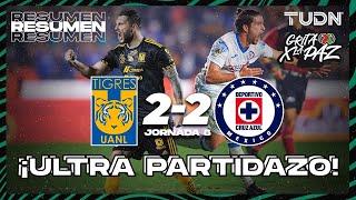 Resumen y goles | Tigres 2-2 Cruz Azul | Grita México C22 - J8 | TUDN