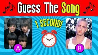 Guess the Song from 1 Second (Music Quiz)