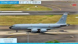  SPECIAL KC-135 Take-Off and Landing + Plane Spotting @ Sydney Airport YSSY/SYD with Kurt + ATC 