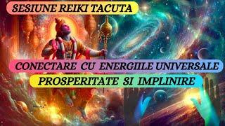 SESIUNE REIKI TACUTA - CONECTAREA CU ENERGIILE UNIVERSALE PENTRU PROSPERITATE SI IMPLINIRE