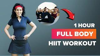 Full Body HIIT Workout at Home – Strength & Cardio Routine to Tone Muscle & Boost Weight Loss Effort