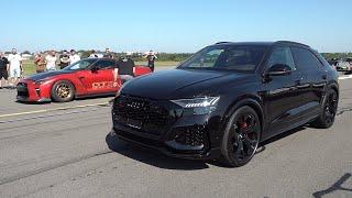 790HP Audi RSQ8 LA Performance vs 1100HP Nissan GTR Street Performance