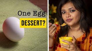 I Tried An Easy Dessert With One Egg - It Worked | One Egg Flan | Sharmilazkitchen