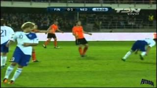 Finland vs Netherlands 0-2 Euro 2012 Qualifiers [06/09/11] All Goals