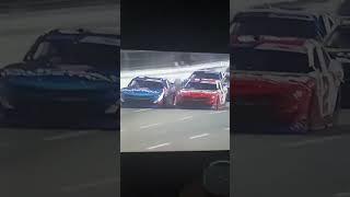 A Justin Allgaier fan reacts to his clutch Martinsville win
