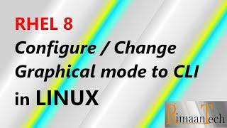 How to change GUI mode to CLI mode / RHCSA Exam / Install graphical interface in linux