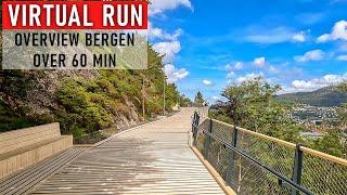 Treadmill Workout in Bergen, Norway | Virtual Running Videos Scenery