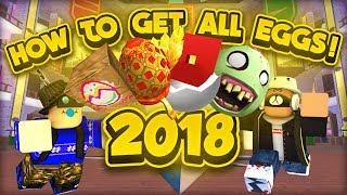 HOW TO GET EVERY EGG IN THE ROBLOX EGG HUNT 2018!