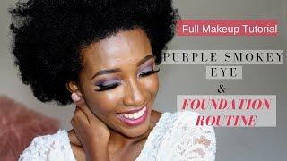 Purple Smokey Eye l  Miss Kobeli