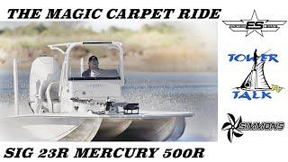 Fastest Salt Water Fishing Boat  Made ES Custom SIG 500 Mercury Racing