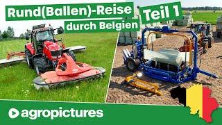 Landwirtschaft in Belgien  Umstellung auf Bio und Rundballen | Quaderballenwickler | Göweil BNL