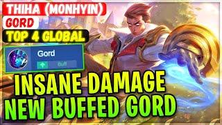 Insane Damage New Buffed Gord [ Top 4 Global Gord ] Thiha (Monhyin) - Mobile Legends Gameplay Build