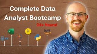 Ultimate Data Analyst Bootcamp [24 Hours!] for FREE | SQL, Excel, Tableau, Power BI, Python, Azure