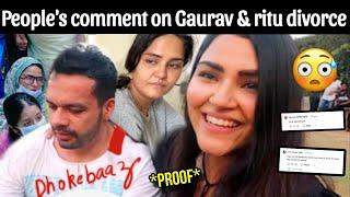 Flying beast divorce: People's reaction and opinion on gaurav & ritu ji divorce? #flyingbeast