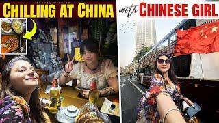 Exploring SHANGHAI China  Chinese girl vs Indian girl || Indian Girl in China || China tour guide