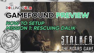 S.T.A.L.K.E.R. The Board Game | GameFound Preview | Mission 1 Setup