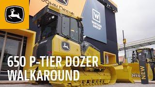 650 P-Tier Dozer Walkaround | John Deere Construction