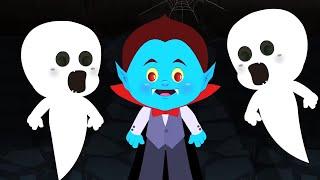 Scary Halloween Monsters, Kindergarten Song & Spooky Cartoon Video for Babies