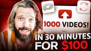 Efficient Video Creation: How to Make 1000+ Videos in 30 Minutes