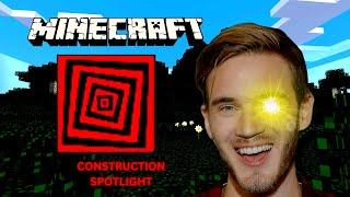 Minecraft PewDiePie Spotlight Construction - by BrocksterCraft