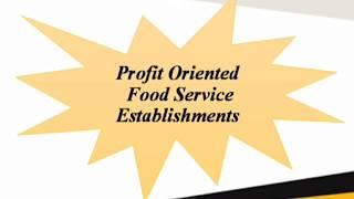 PROFIT ORIENTED FOOD SERVICE ESTABLISHMENTS - Ms S AGALYA