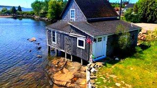 Maine Waterfront House For Sale | Winter Harber Cottage Tour | Pristine Maine Coast Cottage