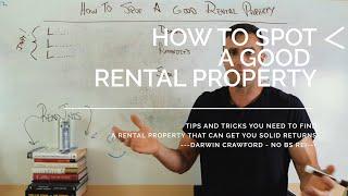 How To Spot A Great Rental Property