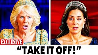 Queen Camilla STEALING Catherine's INHERITED TIARA In A FRENZY!