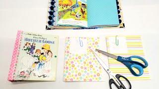 Making Little Golden Book Junk Journal Signatures With Story Intact