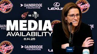 Postgame Media Availability vs. New York Liberty | June 14, 2025
