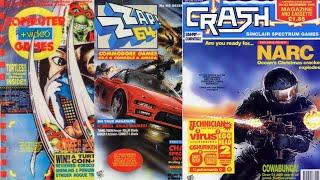 Crash, CVG & Zzap 64 Video Game Magazines from December 1990