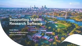 Supporting visible research software